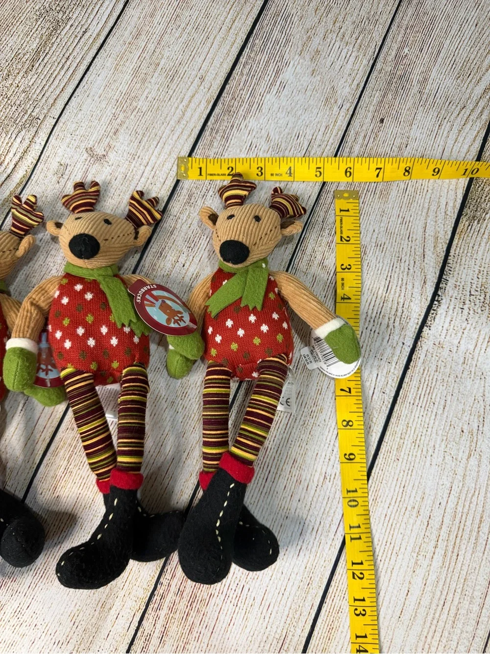 Starbucks Limited Edition 2009 Reindeer Plush Set (4) - NWT